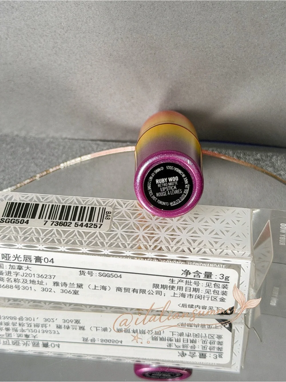 MAC Honor of Kings Limited Edition Lipstick Ruby Woo New In Box